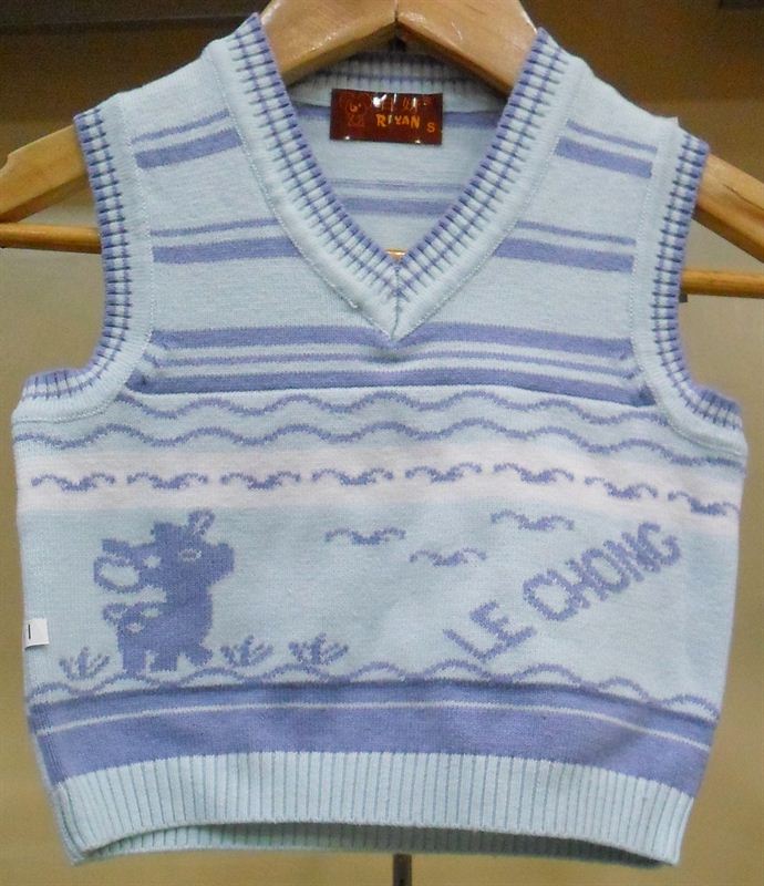 Periwinkle Boy's Printed Sleeveless Sweater (20409)