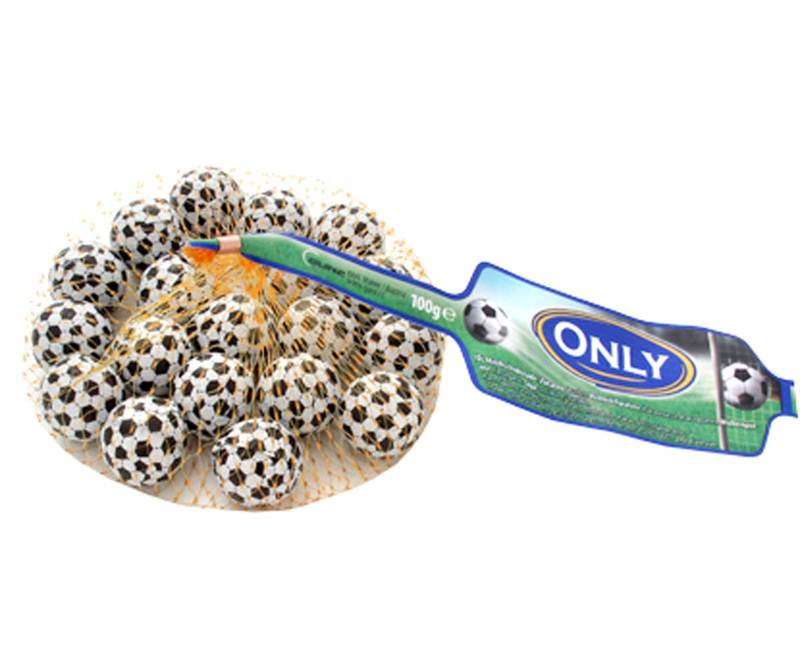 World Cup Edition Milk chocolate footballs Net Only (100g)
