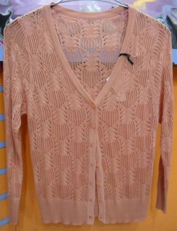 Get Gorgeous Ladies Peach Cardigan 