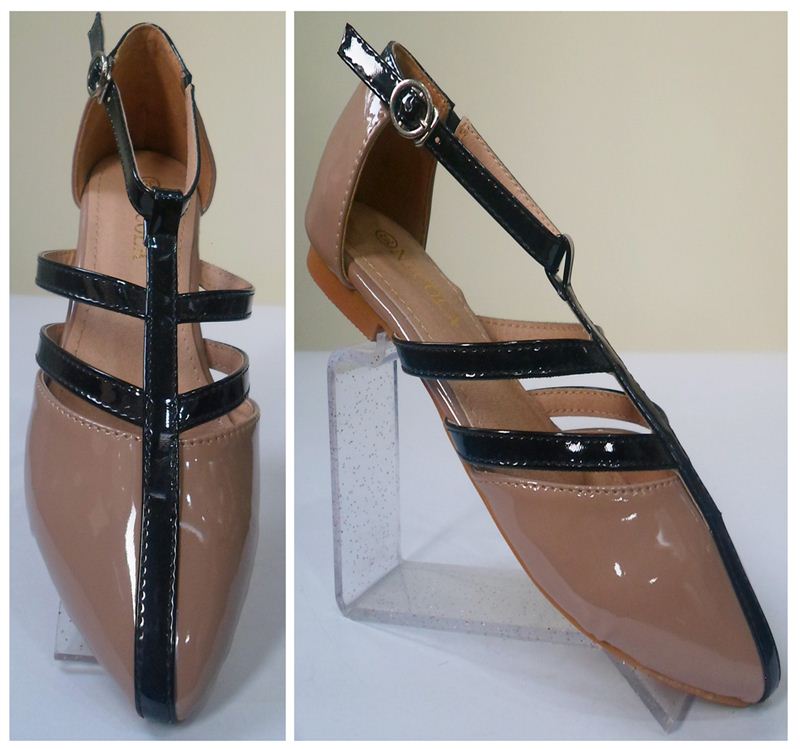 Ladies Apricot Close Shoes (MH 6)