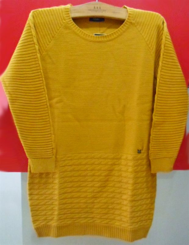 Duke Ladies Yellow Long Sweater (S 8659)