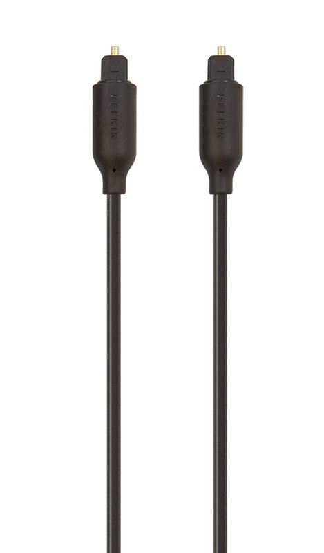 Belkin Toslink 2M Black Gold Plated Cable (F3Y093bf2M)