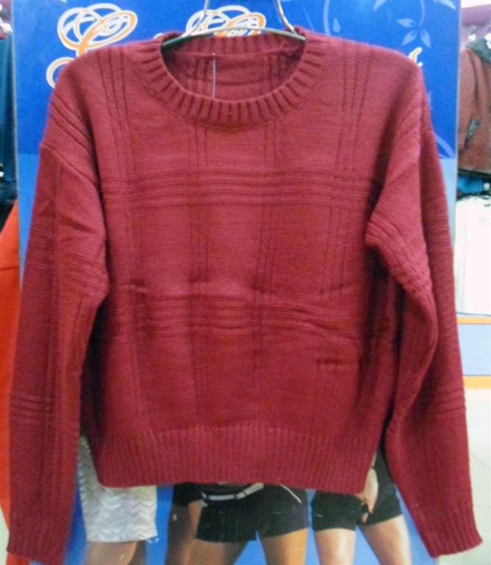 Get Gorgeous Ladies Maroon Crop Sweater