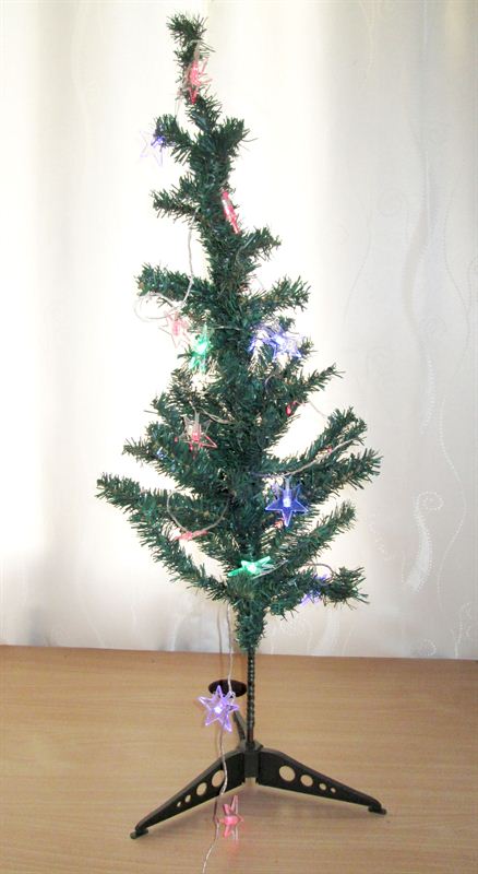 Artificial Christmas Special Tree With LED Light (34x12 inch)