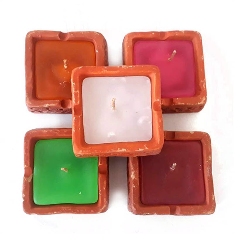 Square Candles (Set of 5)