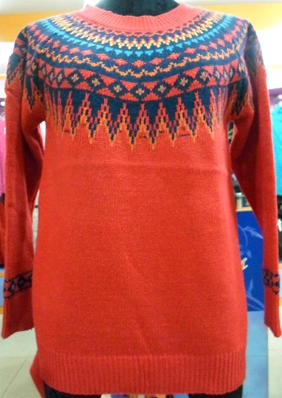 Get Gorgeous Ladies Red Woollen Sweater
