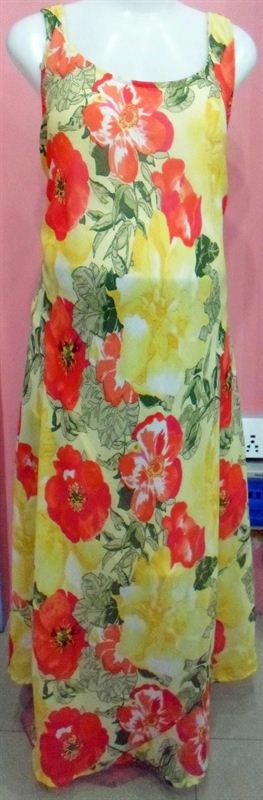 Maternity Yellow Floral Print Dress (T2/467/9)