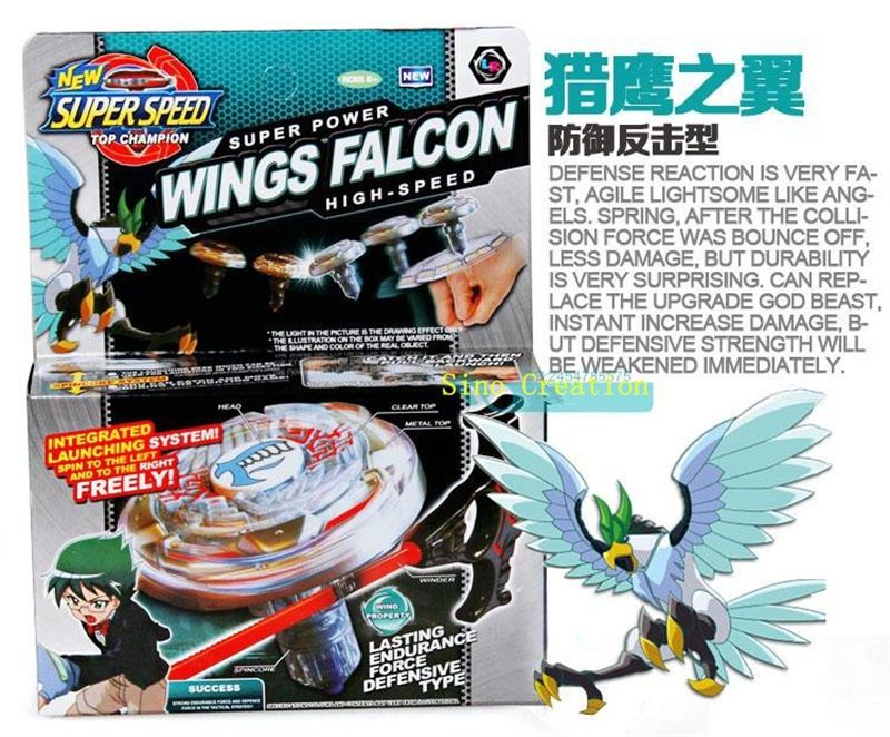 New Super Speed Top Champion Bayblade: Wings Falcon