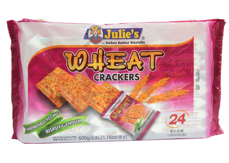 Julies  Wheat Crackers Biscuit (600gm)