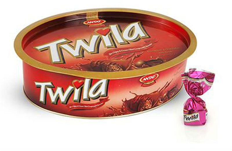 Antat Twila  Tin Oval Can  Chocolate (500g)(AN-1005)