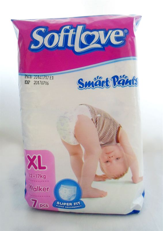 Softlove Smart Pants Diapers (XL 7Pcs)(12-17kg Walker)
