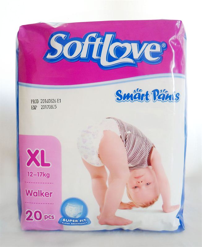 Softlove Smart Pants Diapers (XL  20Pcs)(12-17kg Walker)