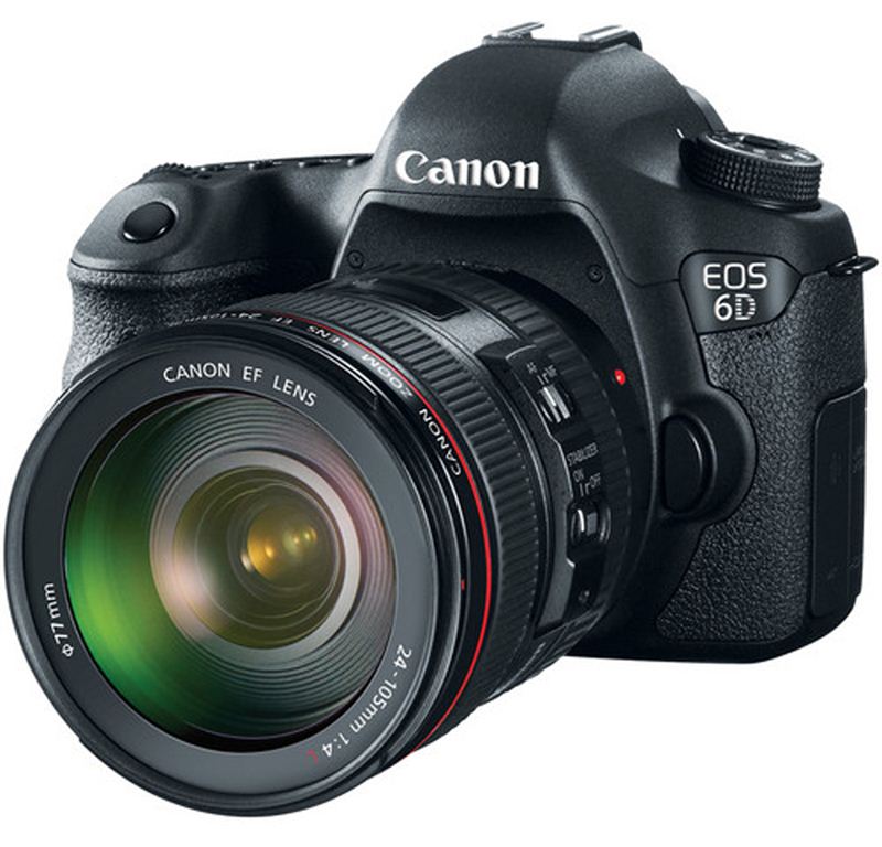 Canon EOS 6D DSLR Camera (with 24-105mm IS Lens)