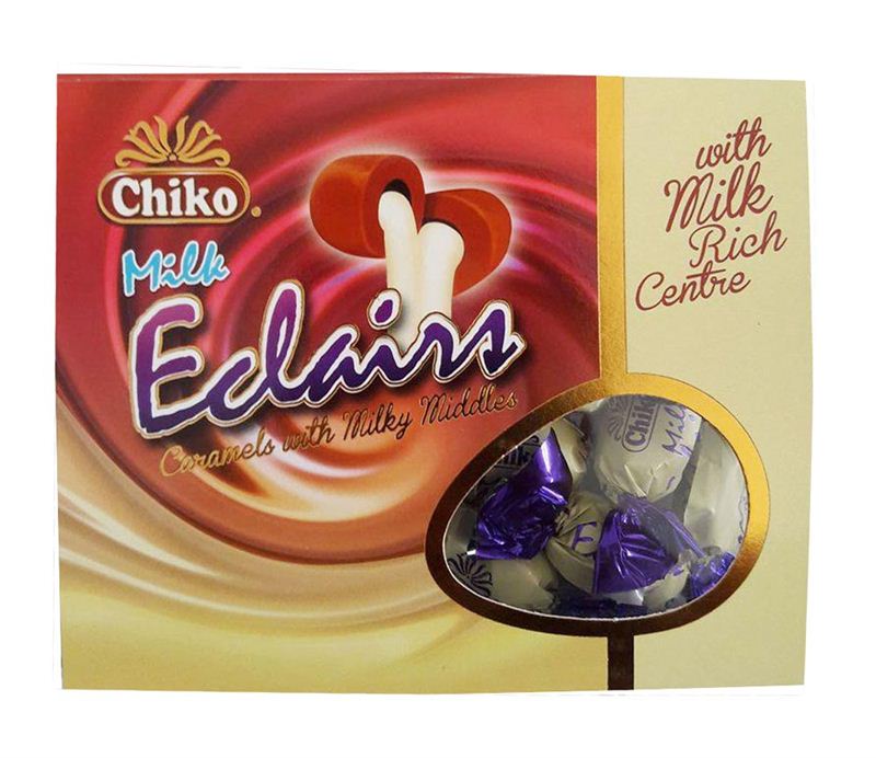 Chiko Milk Eclairs Caramels With Milky Middles (Box Pack) (150g)