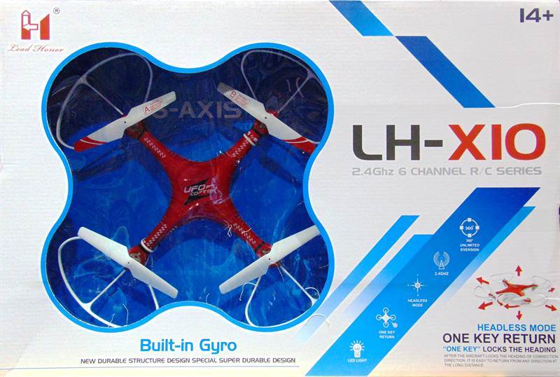 LISHITOYS L6039 2.4GHz 4CH RC Quadcopter RC Aircraft with 6-Axis Gyro (White)