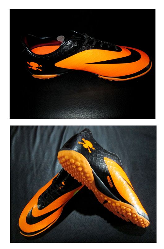 Orange Nike Skin Futsal Shoes - Send 