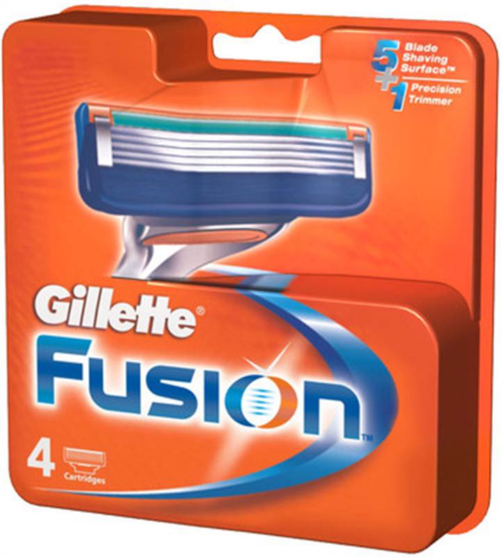 Gillette Fusion Cartridges(pack of 4)