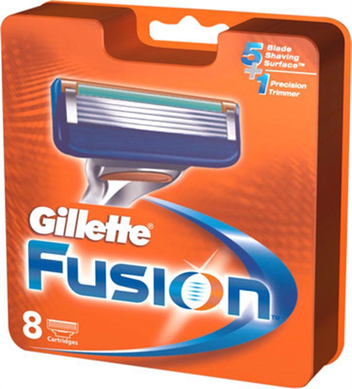Gillette Fusion Cartridges(pack of 8)
