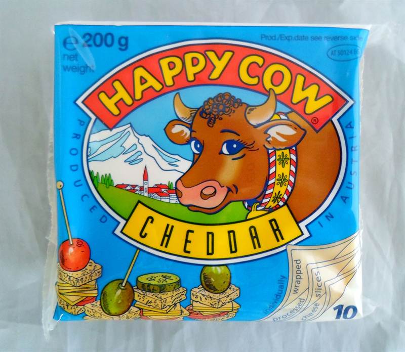 Happy Cow  Cheddar Cheese (200gm)