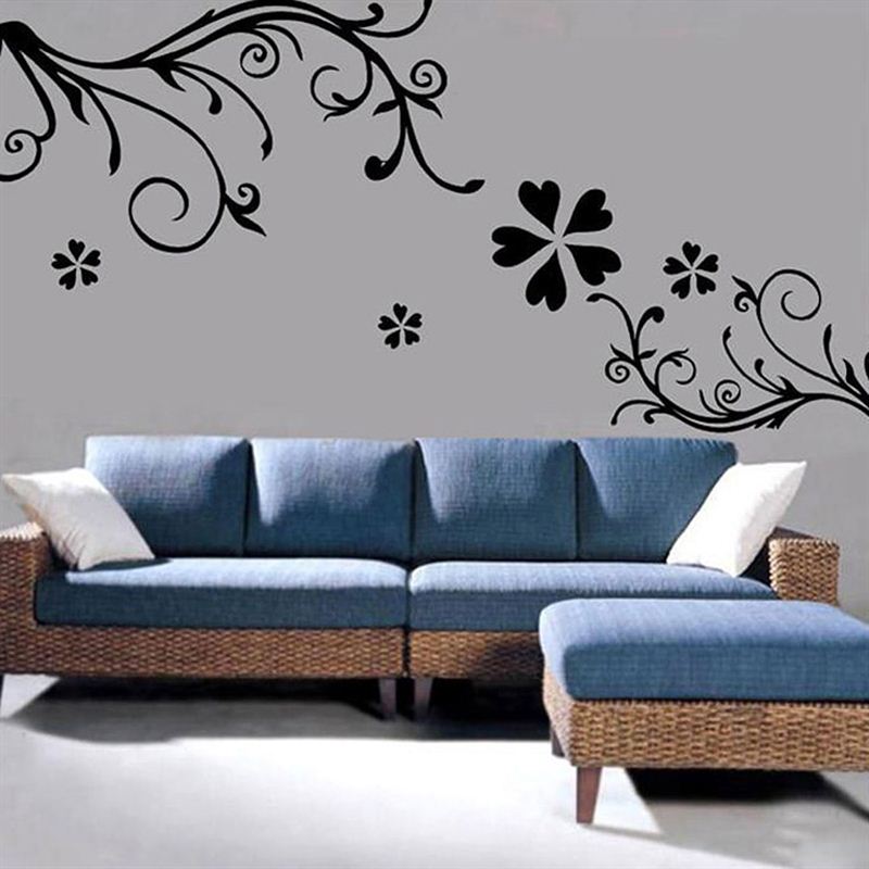 floral vine wall stickers - send gifts and money to nepal online