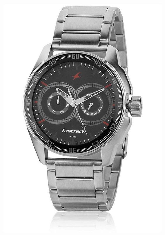 Fastrack Black Magic Analog Black Dial Men s Watch 3089SM05
