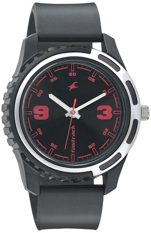 Fastrack Casual Analog Black Dial Men's Watch (3114PP03)