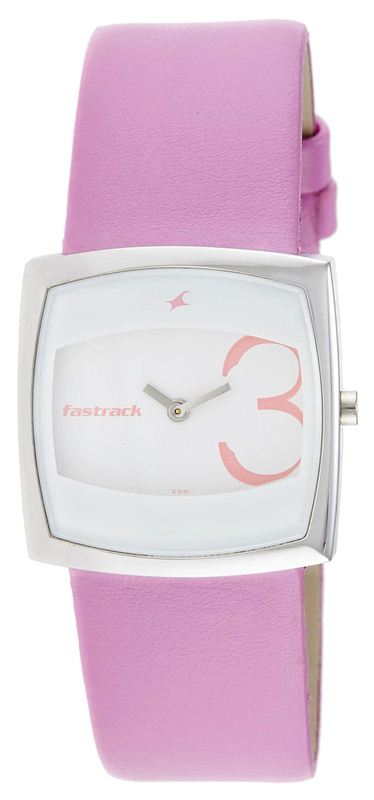 Fastrack Economy Analog White Dial Women's Watch (6013SL01)