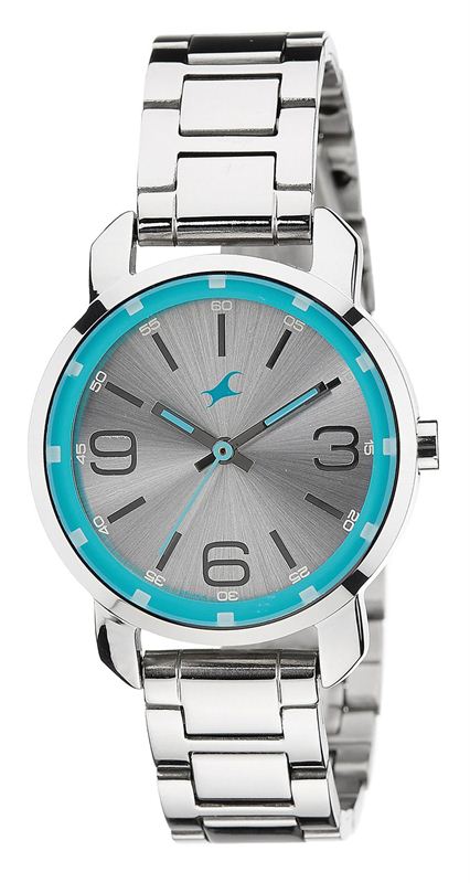 Fastrack Analog Silver Dial Women's Watch (6111SM01)