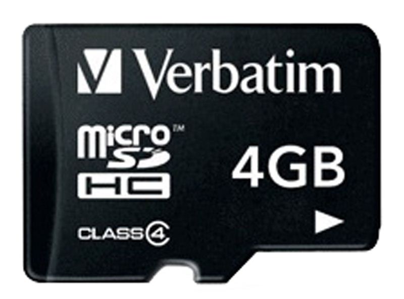 Verbatim 4 GB Class 4 Micro SD Card (62704)