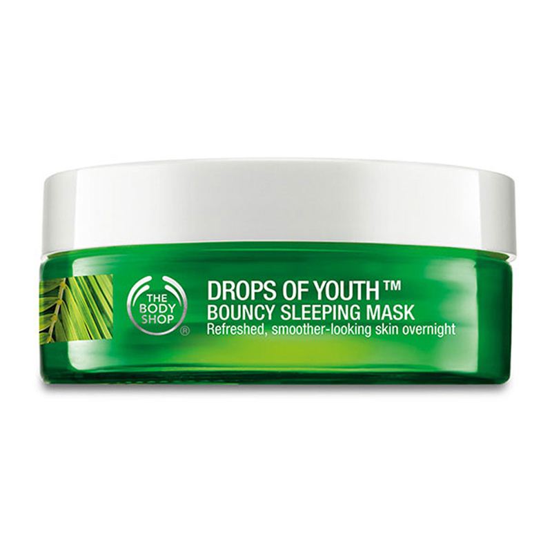 Beauty sleeping mask. Боди шоп ночная маска для лица. Body shop маска ночная гидрогелевая. Ночная восстанавливающая маска "Drops of Youth", the body shop. The body shop маска ночная восстанавливающая для лица.