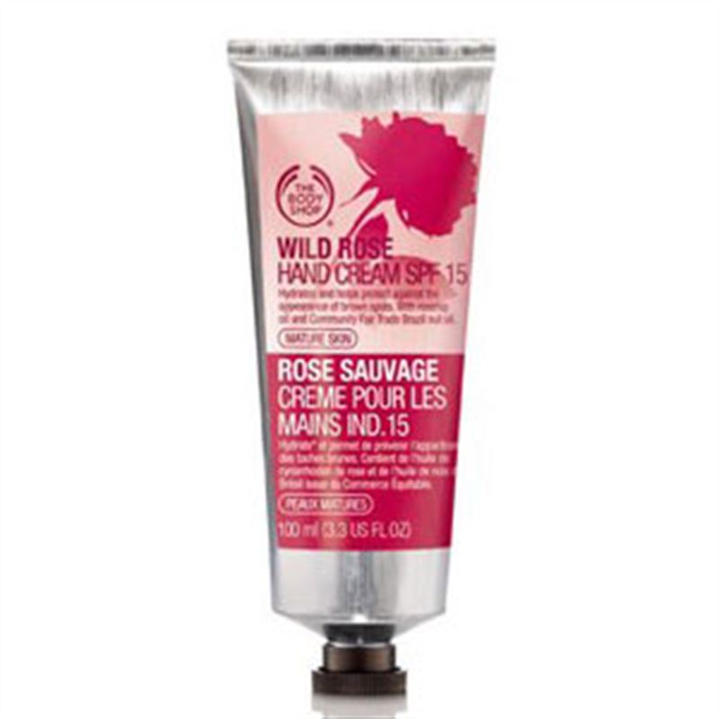 The Body Shop- Wild Rose - Hand Cream Spf 15 - 100 Ml