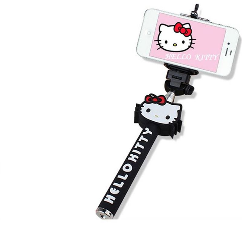 Cartoon Type Retractable Selfie Stick (Hello Kitty)