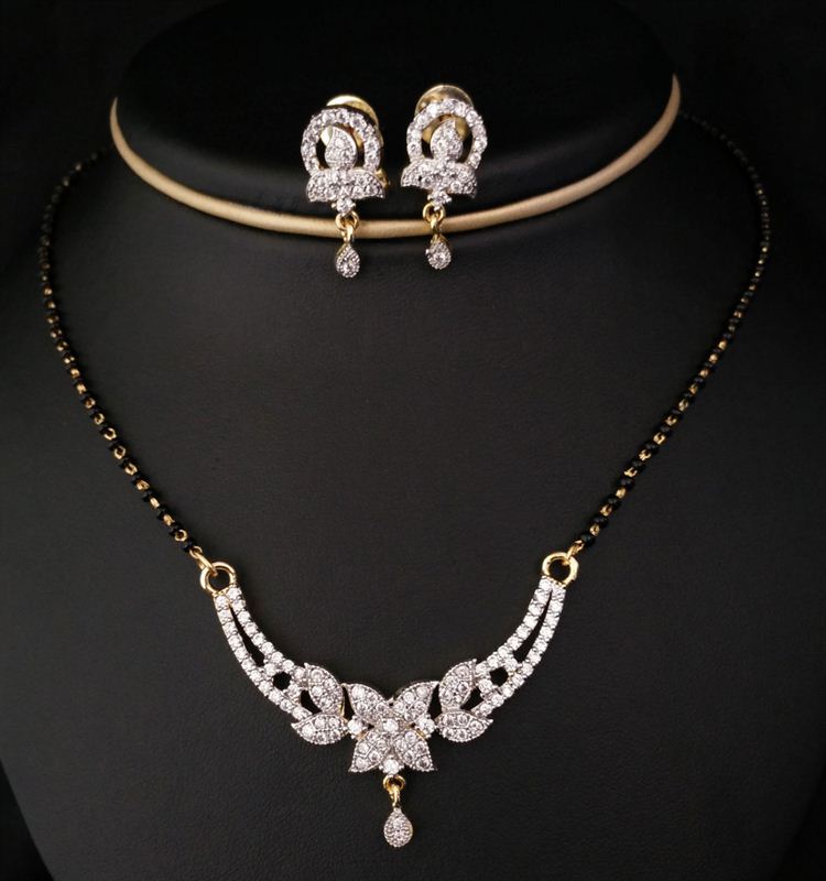 American Diamond Mangalsutra Set (LM23 