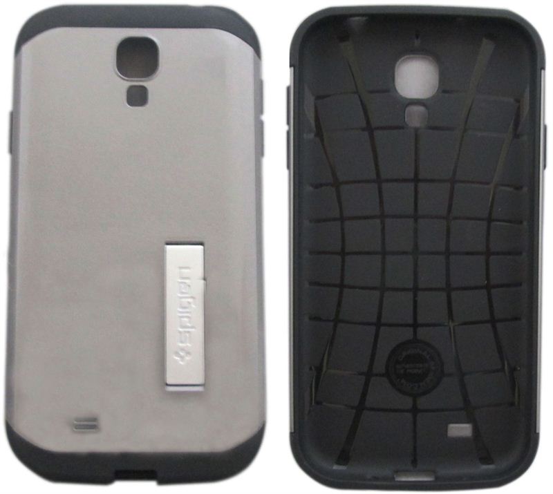 Spigen Samsung Galaxy S4-9500 Back Cover (Grey)