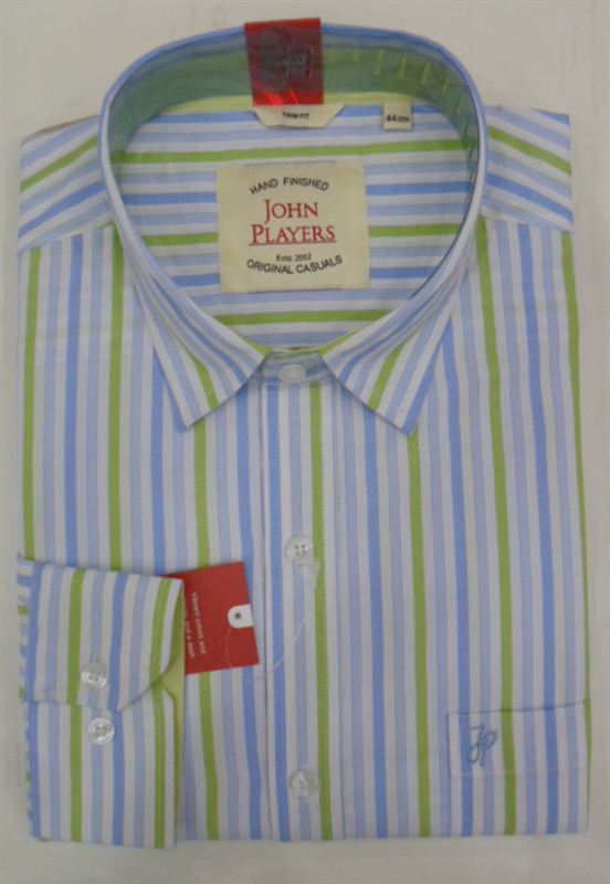 John Players Men's Green Casual Shirt (JP26PC58SB2)