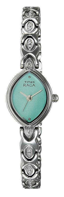 Titan raga aqua blue new arrivals