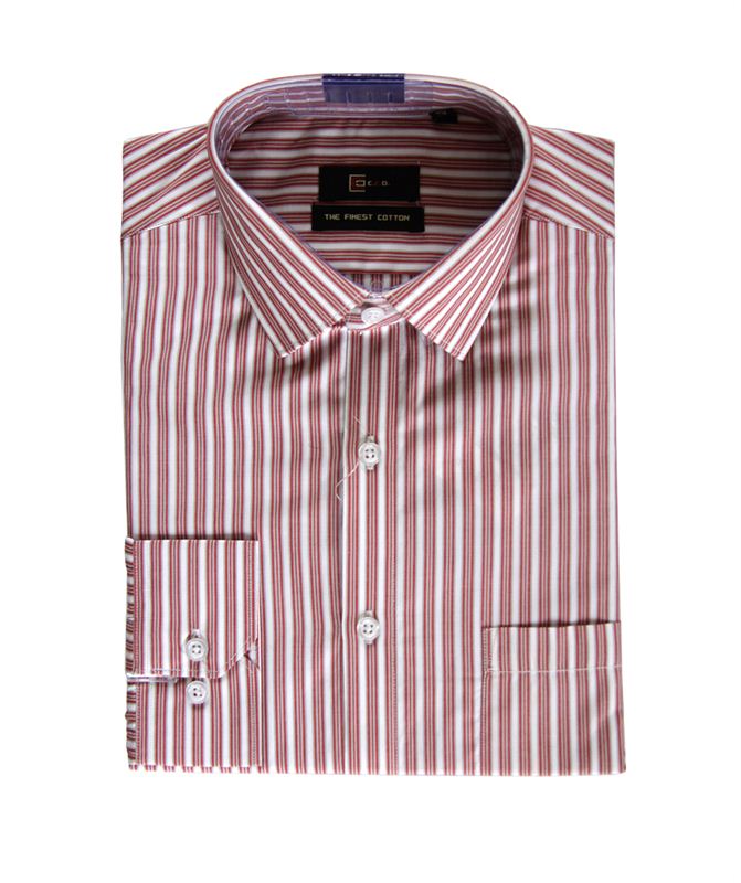 CEO Men's Striped Formal Shirt (161)(Full Sleeves)