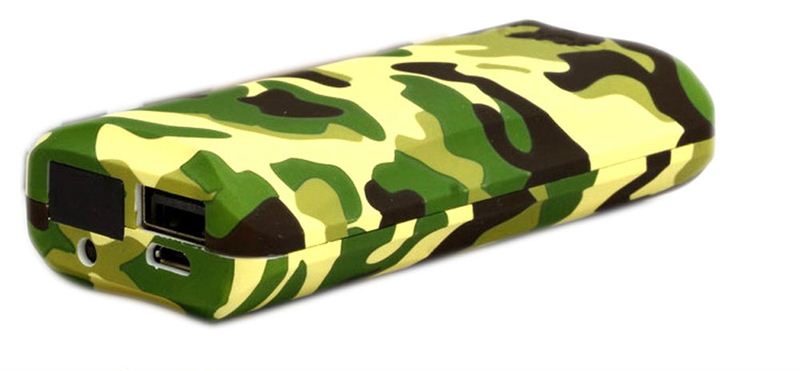 Ebai Army Camouflage PS-5600 mAh Power Bank (Green-1023)