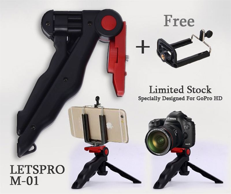 Letspro Portable Selfie Stick/Stand M-01 (1015)