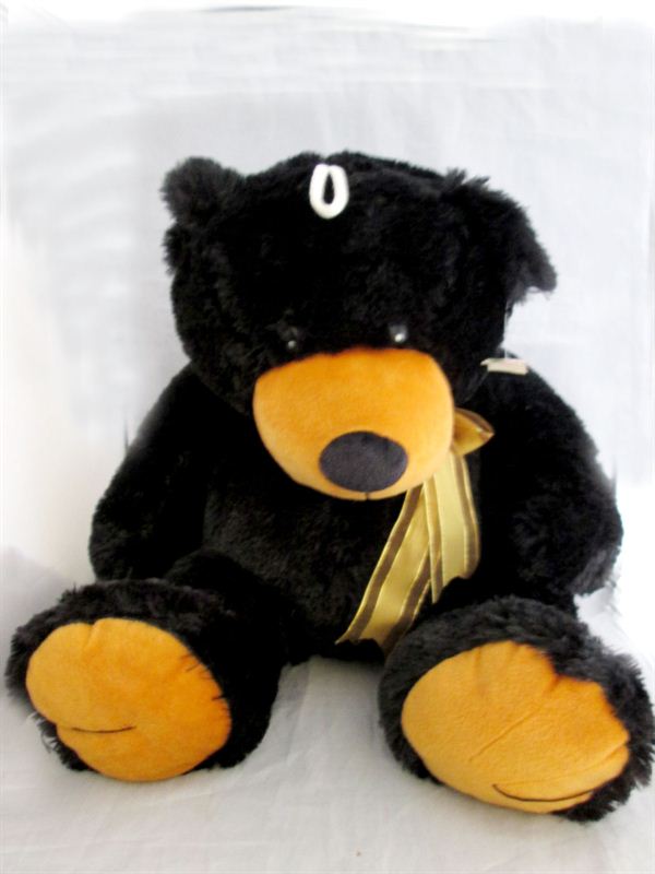 Black Teddy with Golden Mouth 16533)(24x10 inch)