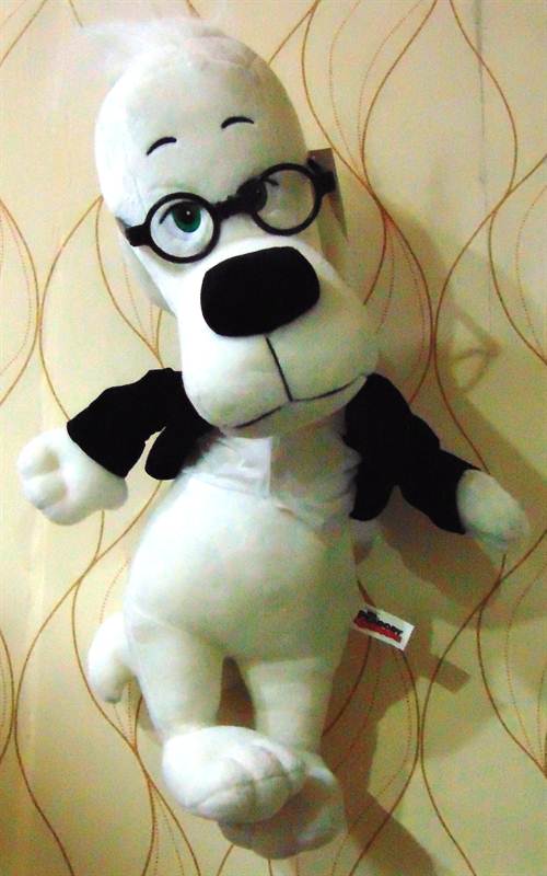 +45cm Mr. Peabody & Sherman Stuffed Dog Toys for Kids Peabody Dolls
