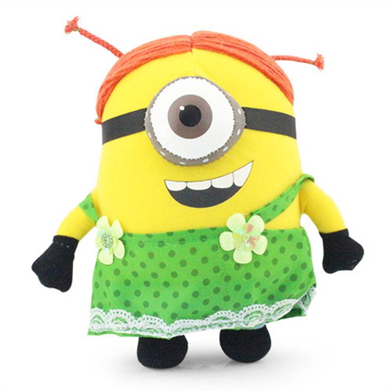 Soft Toy Minion As Maid in green dress (25cm)