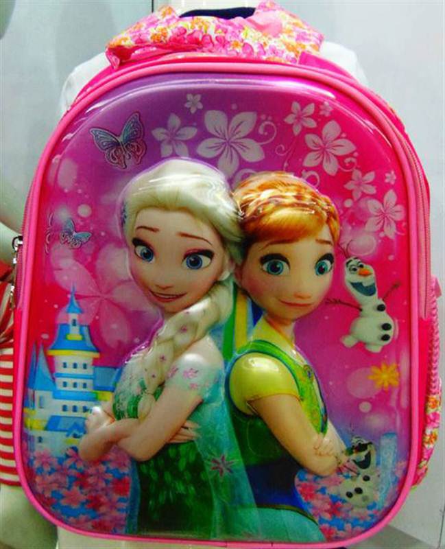 3D Disney Frozen School Bags for Children/kids