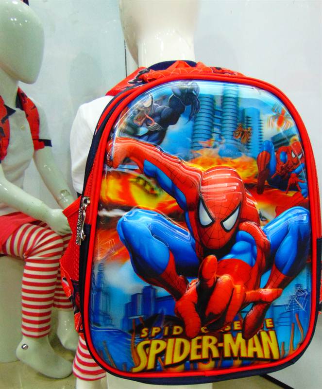 3D Marvel Spiderman School bags for Children/kids