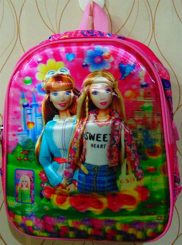 3D Barbie School bags for Children/kids