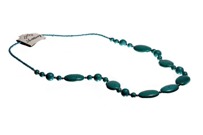 Korean Turquoise Necklace (85X3)