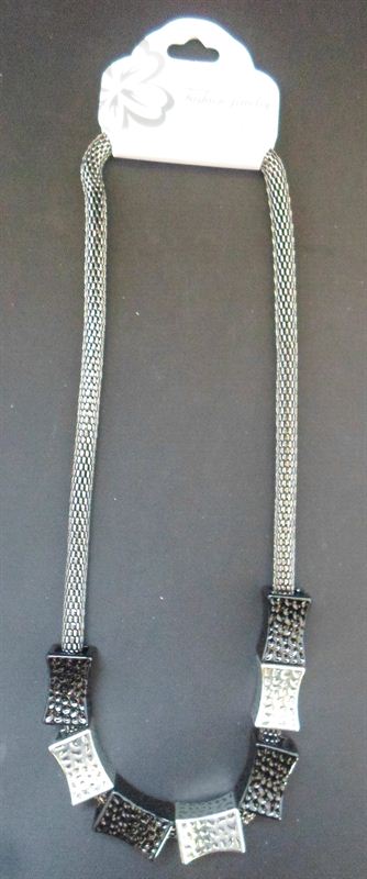 Korean Black/Silver Necklace (55X3)