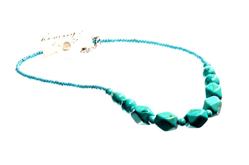 Korean Turquoise Necklace (65X3)