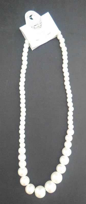 Korean Imitate Pearl Necklace (25X3)