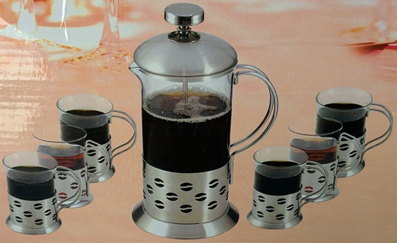 French Press Set 800 ml + 6 Cups